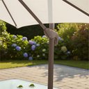 Ver imagem 7 de Ombrelone Guarda Sol Premium Aluminio Branco 3x3m c/ Base de 120L