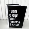 Livro Caixa Fake para Decorar Branco/preto Amor É Tudo - 4