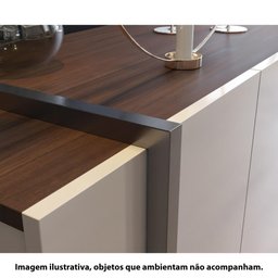 Buffet Copacabana com 4 Portas - Off White/Nogueira - 6 Buffet Copacabana com 4 Portas - Off White/Nogueira - 6