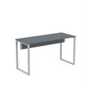 Ver imagem 3 de Mesa Madeira M150/60P25TUB 150cm Industrial Grafito e Branco Cinza