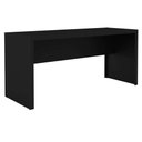 Ver imagem 1 de Mesa de escritório Job40 pé painel preto 150x70 tampo preto