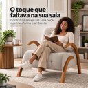 Ver imagem 5 de Poltrona Flower em Linho Bege