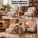 Ver imagem 6 de Poltrona Flower em Linho Bege