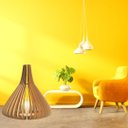 Ver imagem 2 de Abajur Grande de Chão ISTAMBUL MDF Luminária - MDF CRU