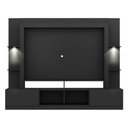 Ver imagem 3 de Estante Tv 65" Com Leds Berlim Multimóveis V3392 Preta Preto