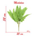 Ver imagem 2 de 10 Ramos Decoração Arranjo Samambaia Artificial 35cm