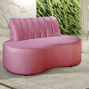 Ver imagem 1 de Sofá Redondo Curvo Orgânico Namoradeira Doha