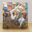 Ver imagem 2 de Azulejo Decorativo Capoeira Salvador e Pelourinho Decoração de Mesa