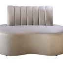 Ver imagem 2 de Sofá Redondo Curvo Orgânico Namoradeira Doha