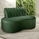 Ver imagem 1 de Sofá Redondo Curvo Orgânico Namoradeira Doha