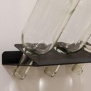 Ver imagem 2 de Adega Tripla de Parede Pequena Preta para 3 Garrafas de Vinho Espumante Organize Masutti