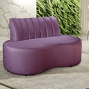 Ver imagem 1 de Sofá Redondo Curvo Orgânico Namoradeira Doha