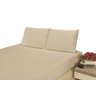 Jogo de Cama de Solteiro 2 pç Lençol + Fronha Bianca Microfibra Cáqui - 2