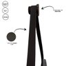 Espelho Redondo Adnet 90cm Moldura e Alça Couro Café + Suporte - 4