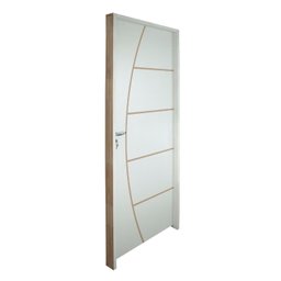 Porta Belissima 6 Prime Batente 09 Cm Fechadura Stilo Externa 82 X 2,10 Lado Esquerdo - 4