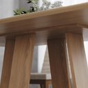 Ver mais imagens de Mesa de Jantar 6 Lugares 160cm com Vidro Lince Nature H02 - Mpozenato