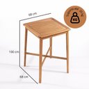 Ver imagem 3 de Mesa Bistrô 68cm X 68cm X 100cm Traço