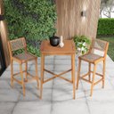 Ver imagem 1 de Mesa Bistrô 68cm X 68cm X 100cm Traço