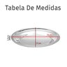 Travessa Servir Bandeja Inox Porção Comida Salada Kit 12 - 7