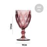 Taça para Água Suco Diamond Lilas Lyor 260ml - 5