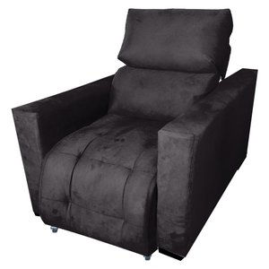 Poltrona do Papai Retrátil e Reclinável Madri Preto
