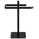 Ver imagem 4 de Porta Toalha Lavabo Preto de Bancada Suporte Toalha Oslo