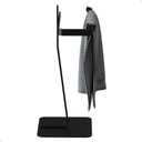 Ver imagem 2 de Porta Toalha Lavabo Preto de Bancada Suporte Toalha Oslo