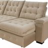Sofá 4 Lugares Coliseu 2.90m Retrátil e Reclinável Super Pillow - Bege - 6