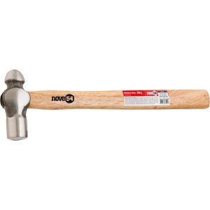 Martelo bola 450g aço forjado cabo madeira - Nove54
