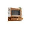 Painel Vega P/ Tvs até 55'' C/ Gaveteiros e Prateleiras Suporte para Itens - Jequitiba/off White - 3