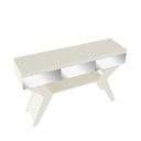 Ver imagem 4 de APARADOR HOUSTON COM ESPELHOS - ARTELY - Off White
