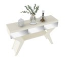 Ver imagem 2 de APARADOR HOUSTON COM ESPELHOS - ARTELY - Off White