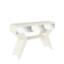 Ver imagem 5 de APARADOR HOUSTON COM ESPELHOS - ARTELY - Off White