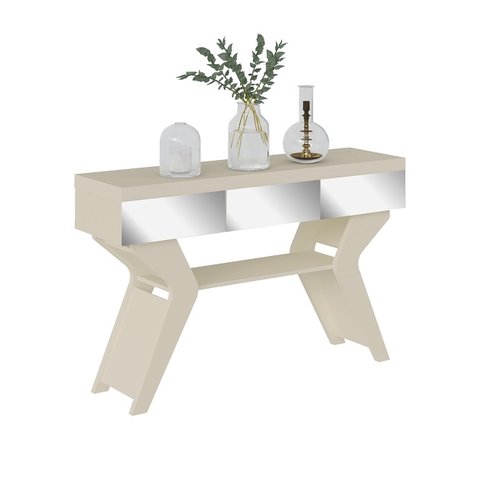 APARADOR HOUSTON COM ESPELHOS - ARTELY - Off White