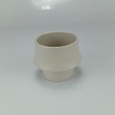 Ver imagem 2 de Cachepô Vaso Decorativo Planta Home&co Cerâmica 10x13x13cm Cinza