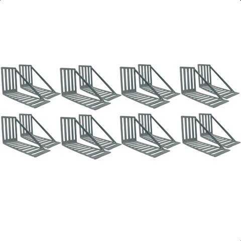 Kit 16 Suporte para Cabeceira Cama Box Par de Framer 400x80 Aço Galvanizado - Arkell