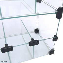 Baleiro Expositor Modulado em Vidro - 0,60 X 0,80 X 0,20 - 5