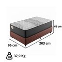 Ver imagem 7 de Conjunto Box Casal Ecoflex Relax Comfort 63x96x203cm