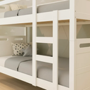 Ver mais imagens de Beliche Modelo Jaspe Cabeceiras 100% Mdf Estrado Madeira:branco
