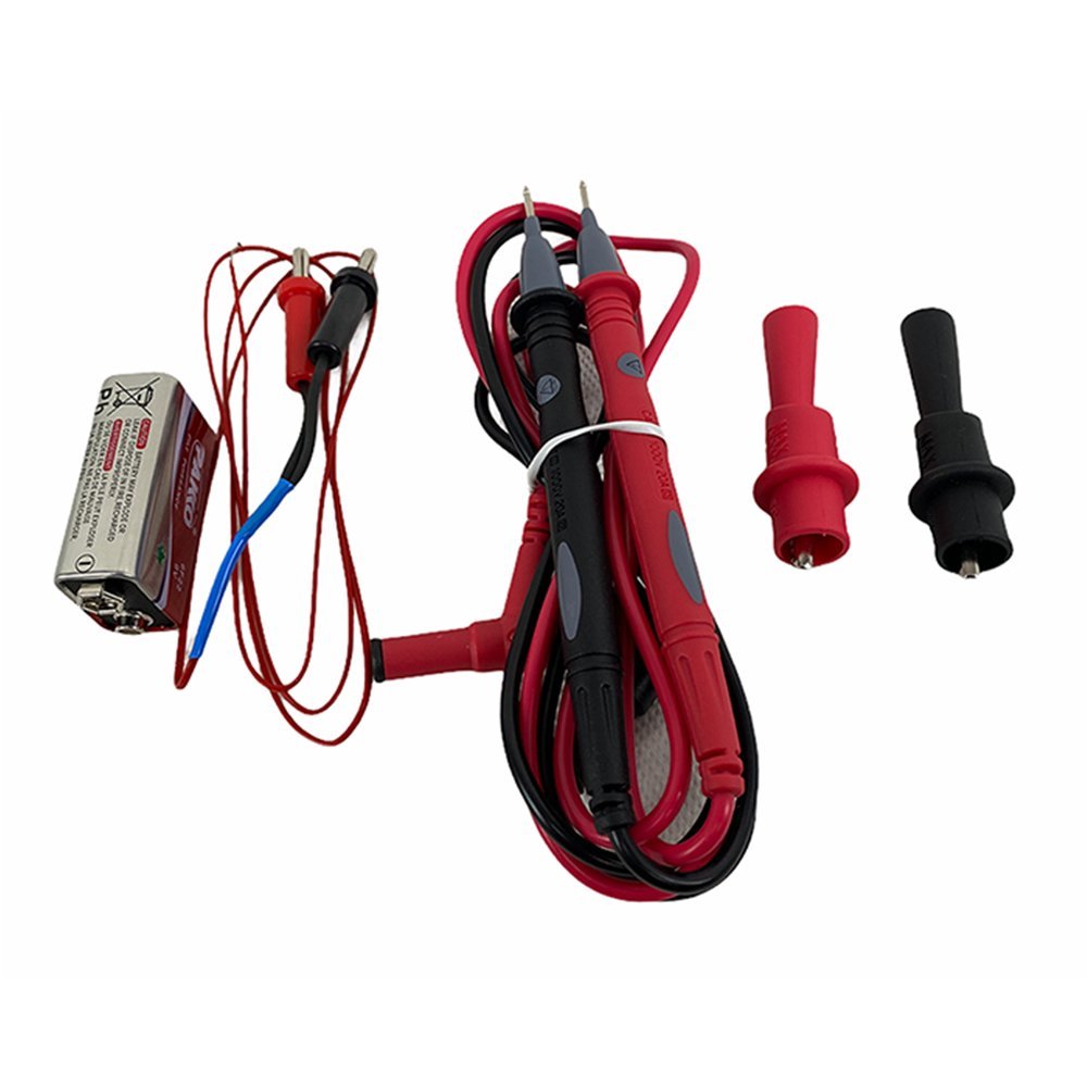 Kit 2 Multímetro Digital True Rms Frequência Cat Iv Capacitância 600v Tensão Corrente Md-810 Portáti - 9