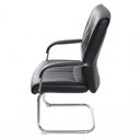 Ver imagem 3 de Kit 2 Cadeiras para Escritório Interlocutor Estofada em Corino Estocolmo 3323