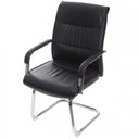 Ver imagem 2 de Kit 2 Cadeiras para Escritório Interlocutor Estofada em Corino Estocolmo 3323