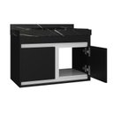 Ver imagem 2 de Gabinete/toucador para Banheiro Paula 80cm com Cuba Esculpida em Porcelanato