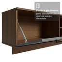 Ver mais imagens de Rack Suspenso para Tv até 80 Polegadas 218 Cm 2 Portas Rustic/cinza Agata Madesa