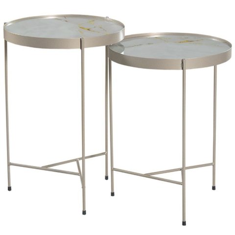 Kit Mesa Lateral Italia - Off White/off White Champagne