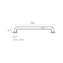 Ver imagem 1 de Barra de Apoio Metal Idoso Deficiente 50 Cm