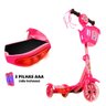 Patinete P Crianças da Patrulha Canina 3 Rodas Luz e Som - 6