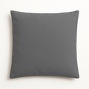 Ver imagem 2 de Capa de Almofada 42cm Decorativa Suede para Sofá e Cadeira Cinza