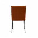 Ver imagem 3 de Cadeira Thalita Base Pintura Epóxi para Cozinha ou Sala de Jantar - Tecido Boucle Terracota