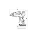Ver imagem 2 de Pistola de Cola Quente 20V Tramontina sem Bateria e Carregador